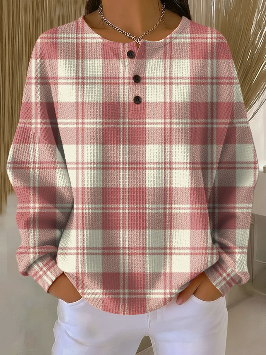 Emilie | Cozy Waffle-Knit Sweater for Women