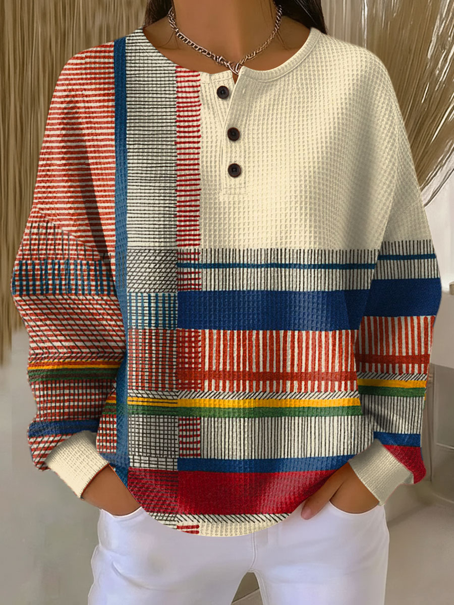 Mille | Waffle-Knit Cozy Sweater for Women