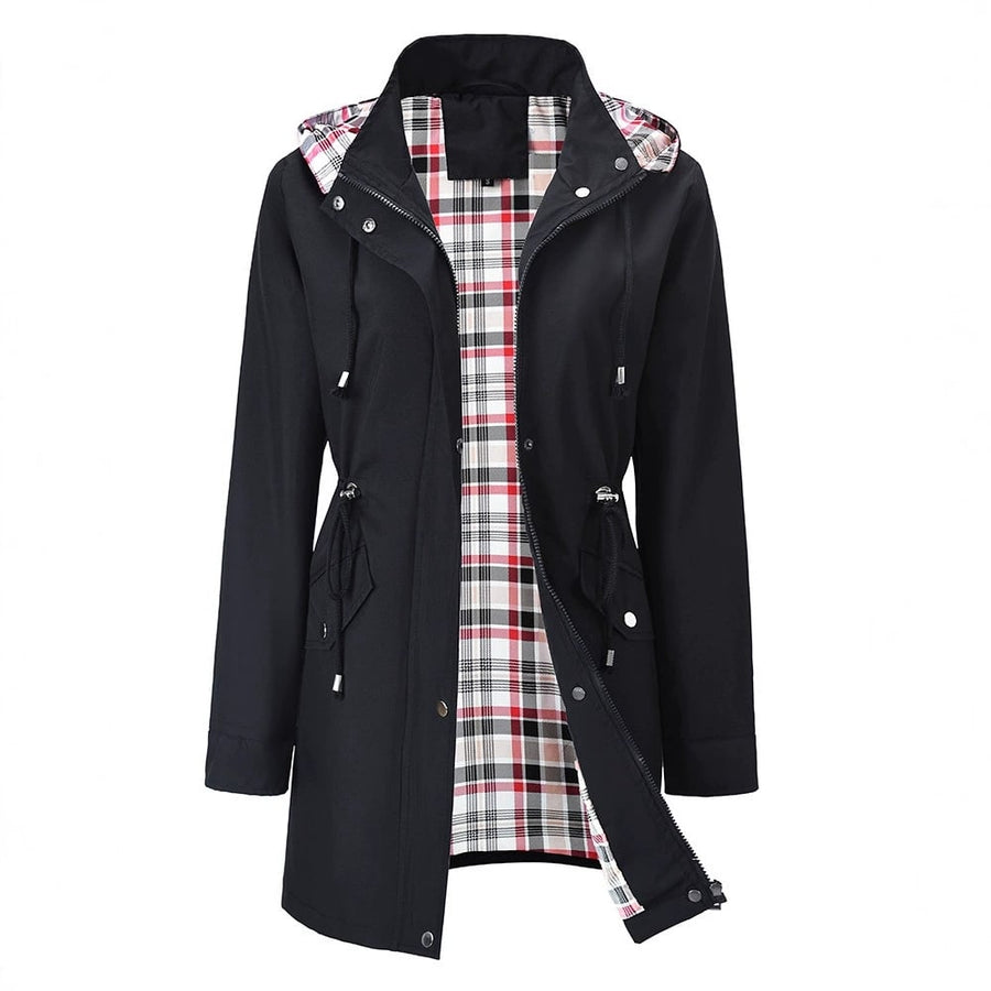 Carlotta | 3-in-1 Waterproof Raincoat with Detachable Hood for Women