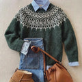 Tundra | Classic Vintage Nordic Knit Sweater for Women