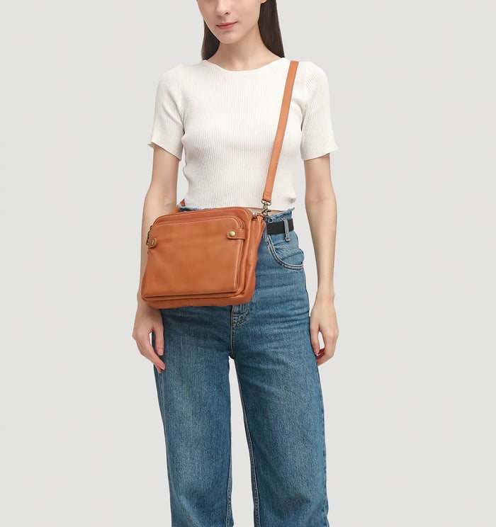 Jovie | Sleek Three-Layer Crossbody Bag for Women