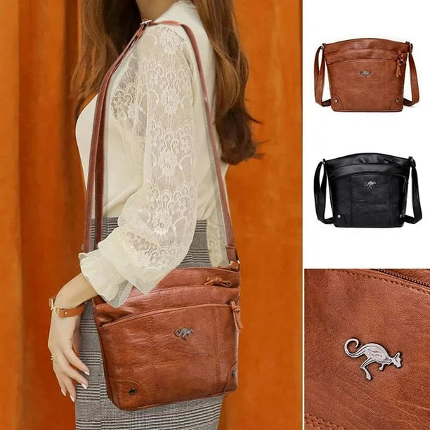 Raya | Elegant Multi-Pocket Crossbody Bag for Women