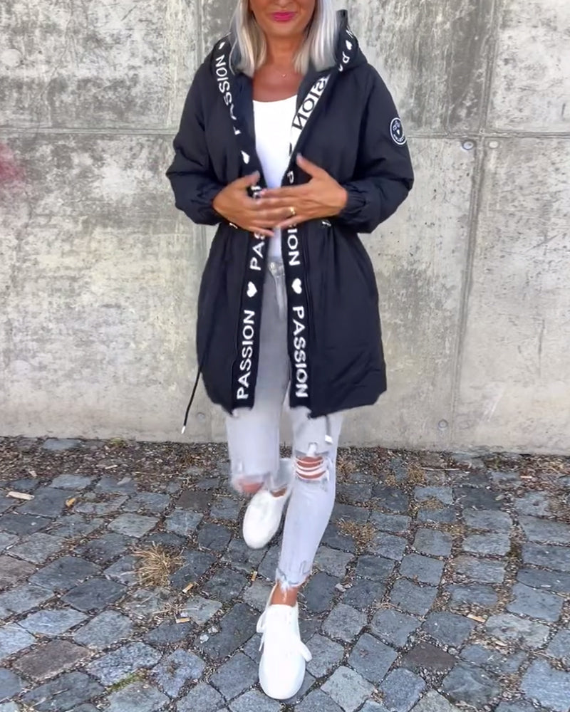 Vanessa | Casual Zip-Up Jacket with Drawstring for Women