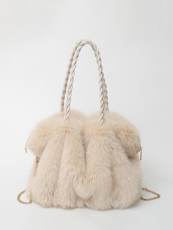 Bethany | Plush Velvet Shoulder Tote for Women