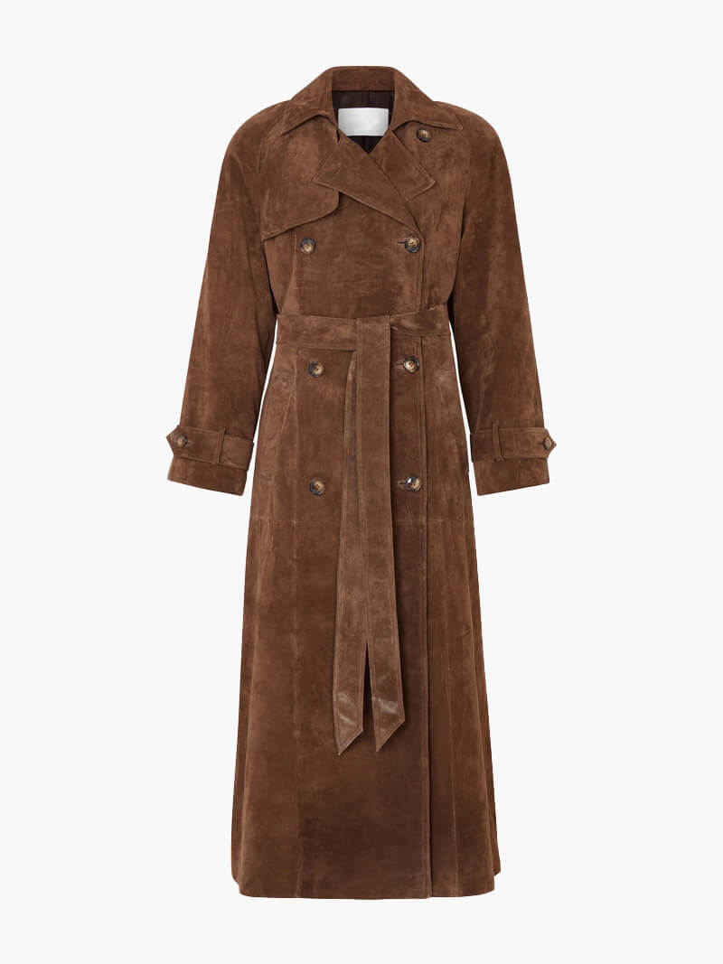 Chantal | Classic Belted Trench Coat for Women