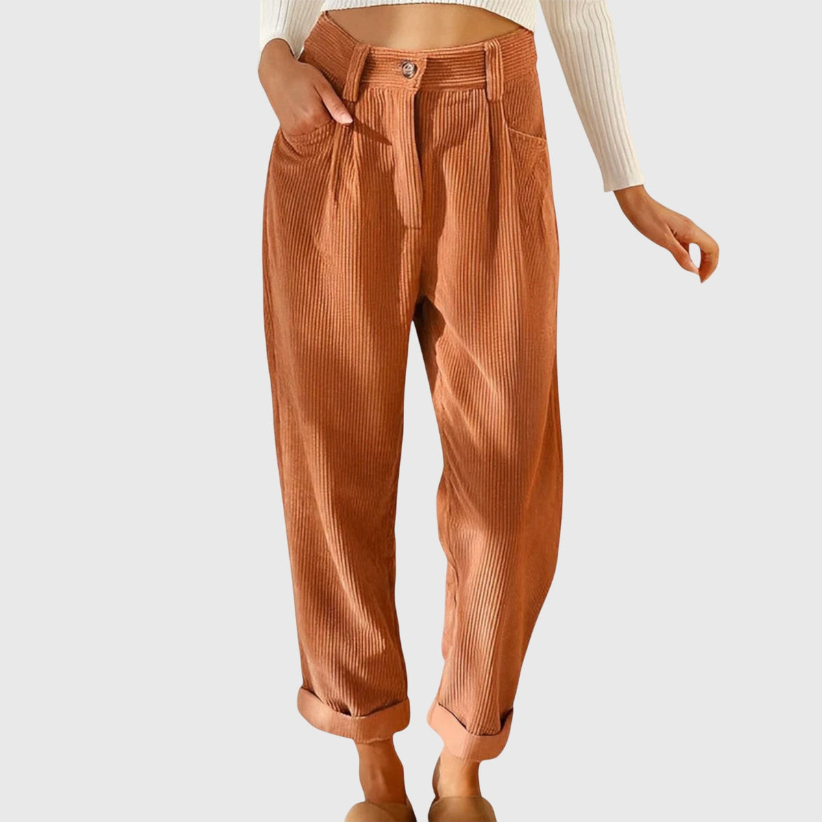 Jana | Modern Cord Pants for Women