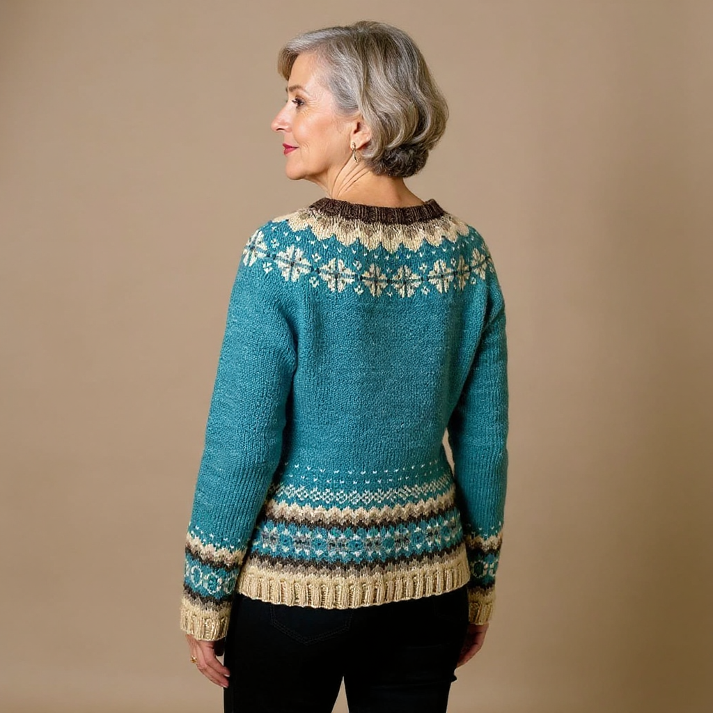 Allaira | Timeless Icelandic-Inspired Knit Cardigan for Women