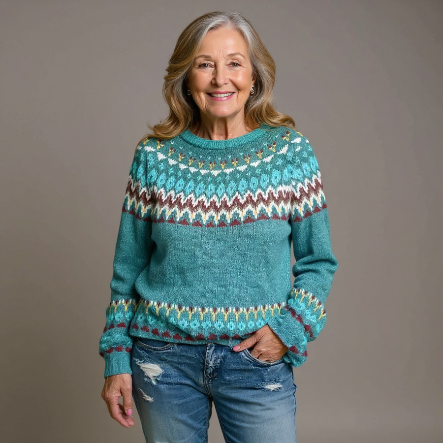 Sofia | Timeless Handmade Icelandic Knit Sweater for Women