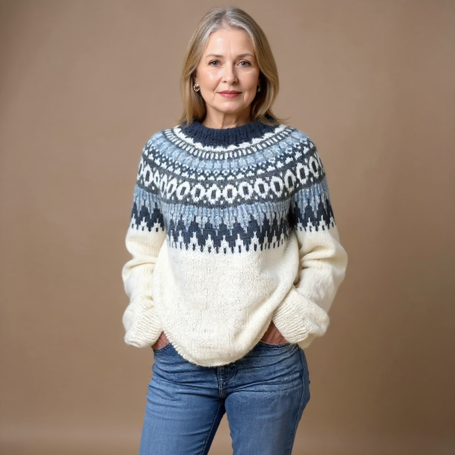 Maecey | Handcrafted Icelandic Knit Sweater for Women