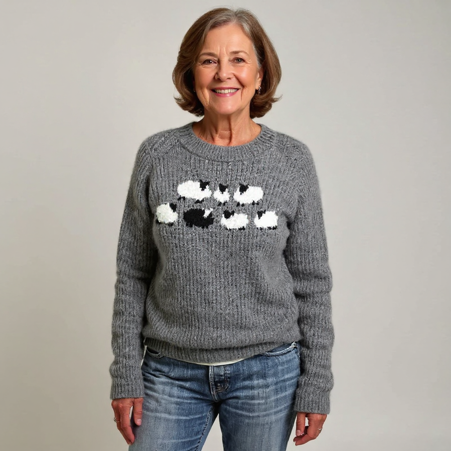 Ellie | Timeless Patterned Knit Sweater for Women