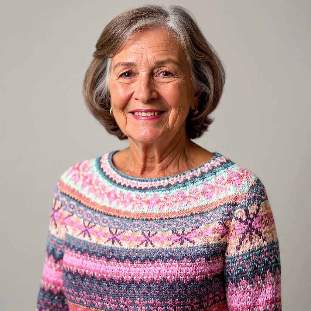 Madison | Handmade Icelandic Patterned Sweater for Women