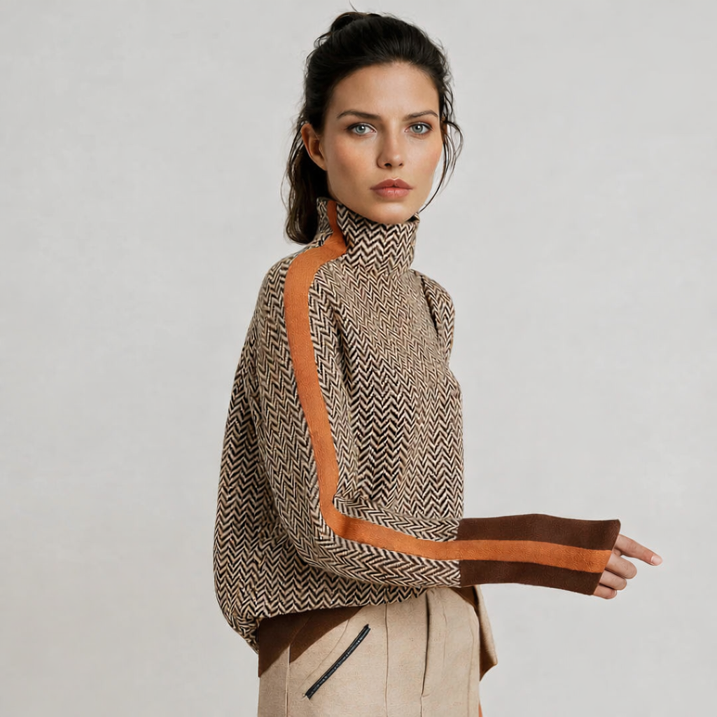Martina | High Neck Pullover for Women