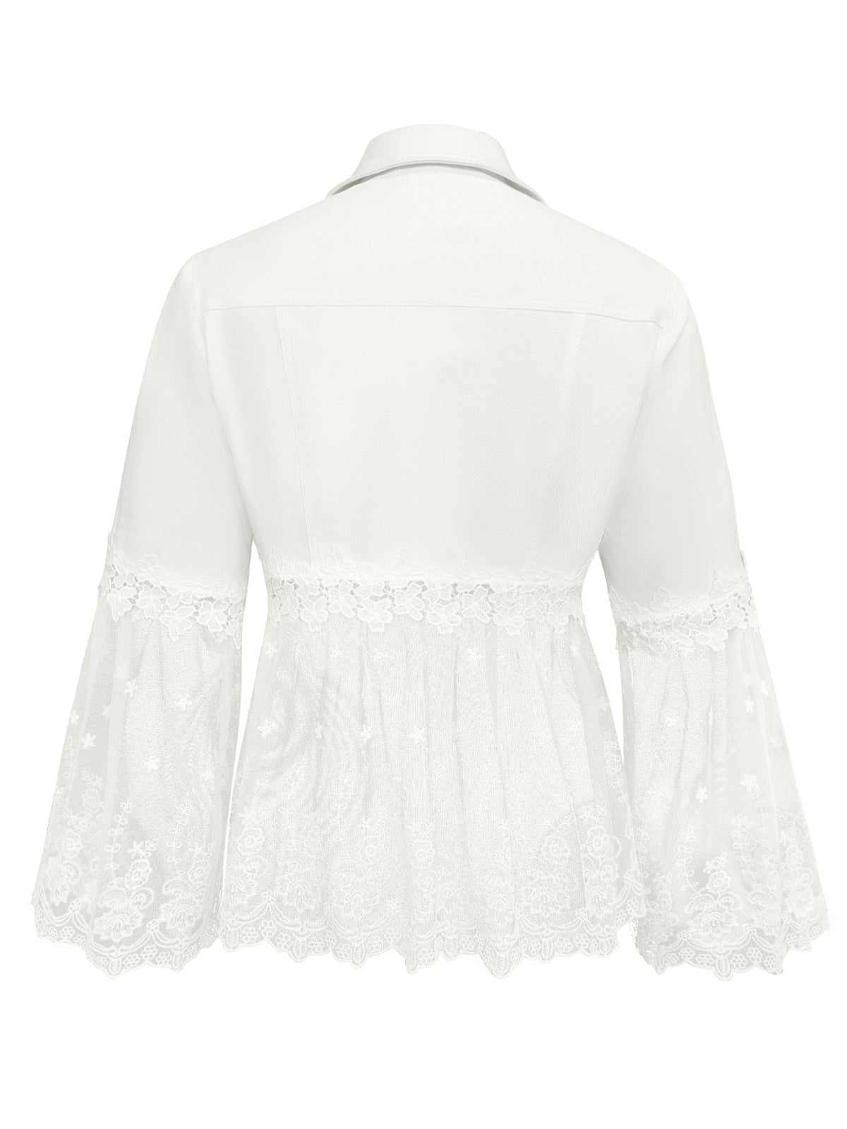 Sunnelace | Lace-Panel Jacket for Women