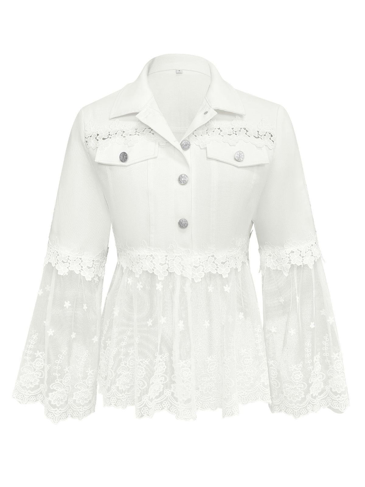 Sunnelace | Lace-Panel Jacket for Women
