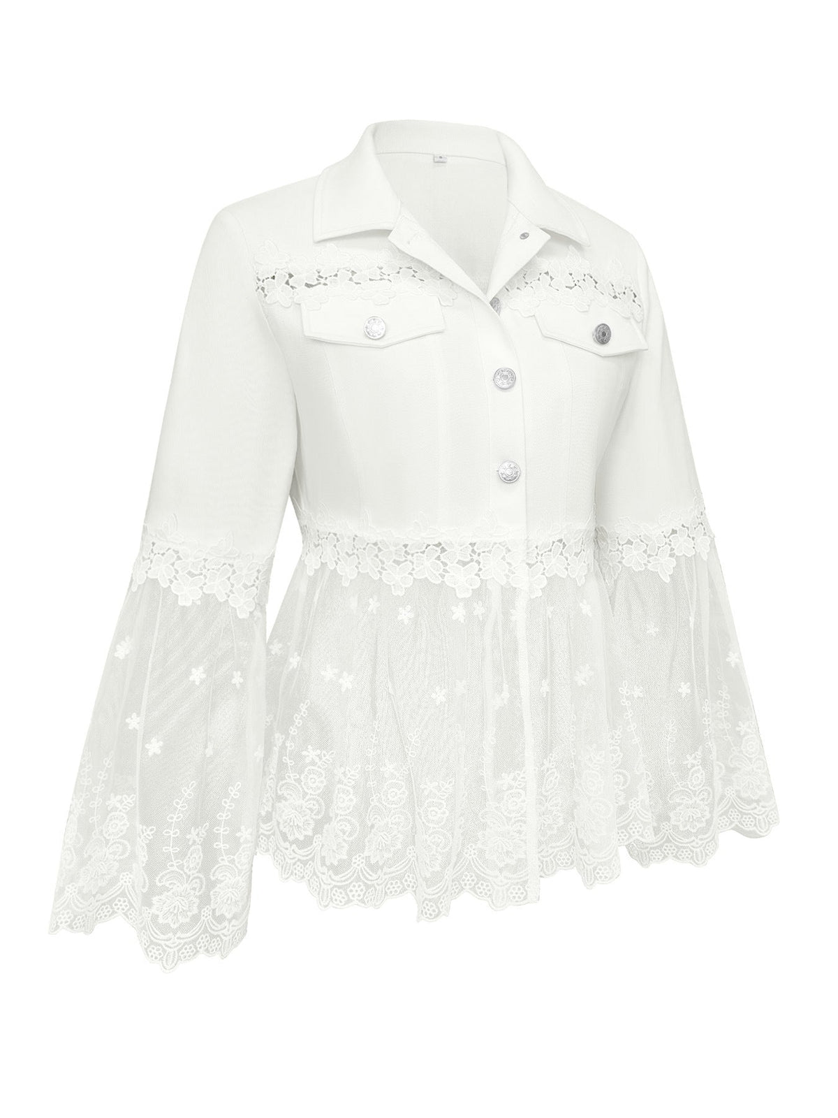 Sunnelace | Lace-Panel Jacket for Women