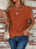 Elise | Chic Relaxed Round Neck Top for Women