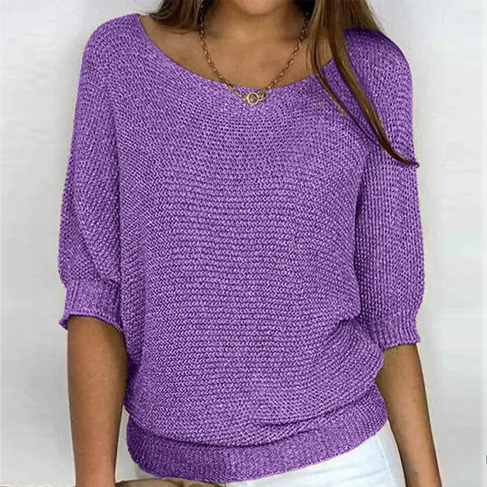 Nyssa | Casual Knit Pullover Top for Women